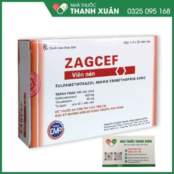 Zagcef - Phòng và điều trị viêm phổi